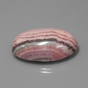 62.39 ct Multicolor Rhodochrosite Stone, Natural Rhodochrosite in Oval Cabochon Shape for Sale