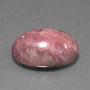 14.60 ct Multicolor Rhodochrosite Stone, Natural Rhodochrosite in Oval Cabochon Shape for Sale