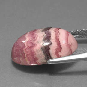 Rhodochrosite Gemstone in 18 x 13 mm (calibrated) Size for Sale, Rhodochrosite Stone in Multicolor Color