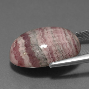 Rhodochrosite Gemstone in 18 x 13 mm (calibrated) Size for Sale, Rhodochrosite Stone in Multicolor Color