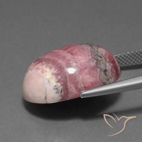 Rhodochrosite Gemstone in 20 x 15 mm (calibrated) Size for Sale, Rhodochrosite Stone in Multicolor Color