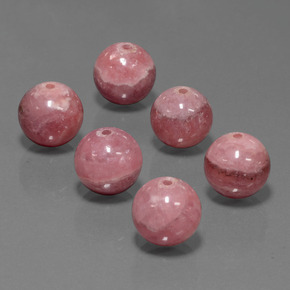 Rhodochrosite Gemstones in 9.1 mm Size for Sale, Rhodochrosite Stones in Multicolor Color