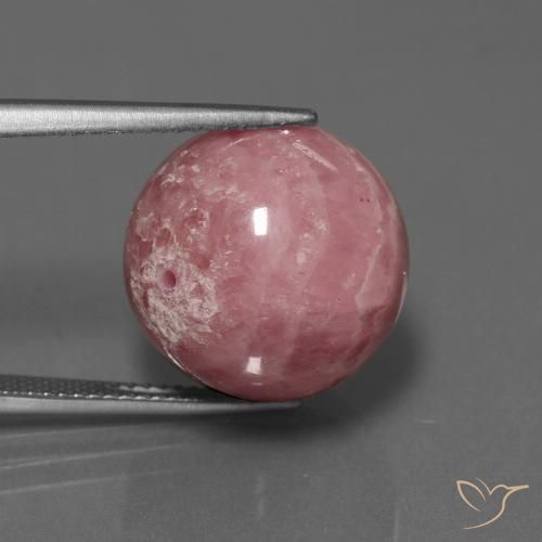 35.32 ct Drilled Sphere Rhodochrosite, 15.5 mm From South Africa, Photo A