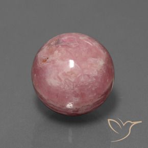 40.30 ct Multicolor Rhodochrosite Stone, Natural Rhodochrosite in Drilled Sphere Shape for Sale