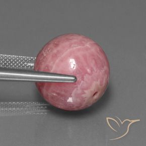 Rhodochrosite Gemstone in 15 mm (calibrated) Size for Sale, Rhodochrosite Stone in Multicolor Color