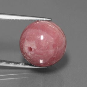 37.10 ct Multicolor Rhodochrosite Gemstone, Rhodochrosite Gem in Drilled Sphere Shape for Sale.