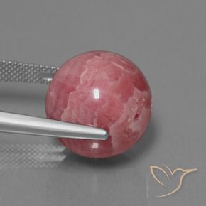 Rhodochrosite Gemstone in 15 mm (calibrated) Size for Sale, Rhodochrosite Stone in Multicolor Color