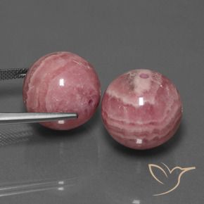 Rhodochrosite Gemstones in 16.8 mm Size for Sale, Rhodochrosite Stones in Multicolor Color