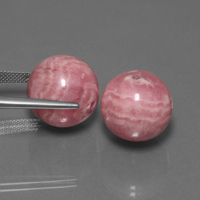 Rhodochrosite Gemstones in 15.3 mm Size for Sale, Rhodochrosite Stones in Multicolor Color