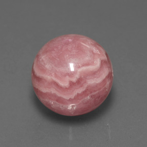 42.57 ct Multicolor Rhodochrosite Stone, Natural Rhodochrosite in Drilled Sphere Shape for Sale