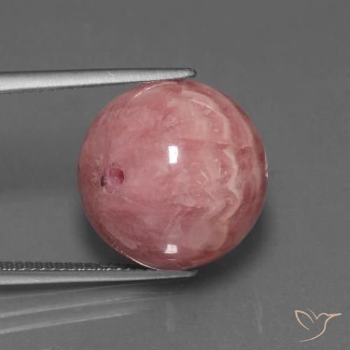 40.50ct Natural Multicolor Rhodochrosite, Sphere / Ball, Opaque