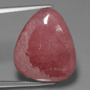 25.86 ct Multicolor Rhodochrosite Gemstone, Rhodochrosite Gem in Pear Cabochon Shape for Sale.