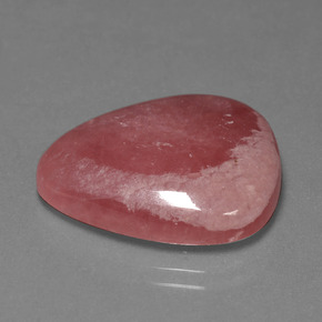 25.86 ct Multicolor Rhodochrosite Stone, Natural Rhodochrosite in Pear Cabochon Shape for Sale