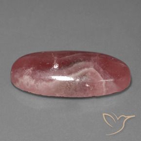 37.59 ct Multicolor Rhodochrosite Stone, Natural Rhodochrosite in Oval Cabochon Shape for Sale