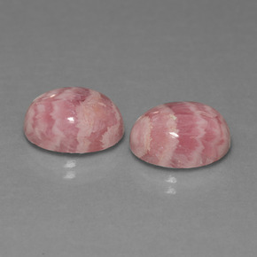 12.30 ct Multicolor Rhodochrosite Stone, Natural Rhodochrosite in Oval Cabochon Shape for Sale