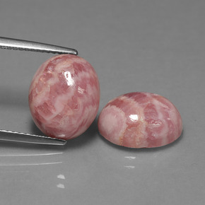 6.2ct Oval Cabochon Multicolor Rhodochrosite for sale thumb image of 6.2ct Oval Cabochon Multicolor Rhodochrosite (ID: 449382)