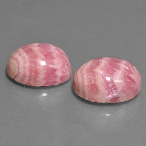 12.91 ct Multicolor Rhodochrosite Stone, Natural Rhodochrosite in Oval Cabochon Shape for Sale