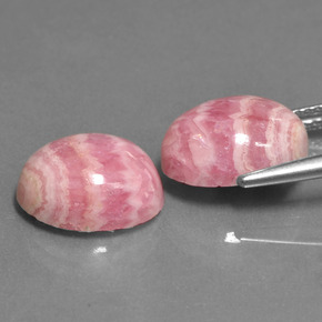 Rhodochrosite Gemstone in 12 x 10 mm (calibrated) Size for Sale, Rhodochrosite Stone in Multicolor Color