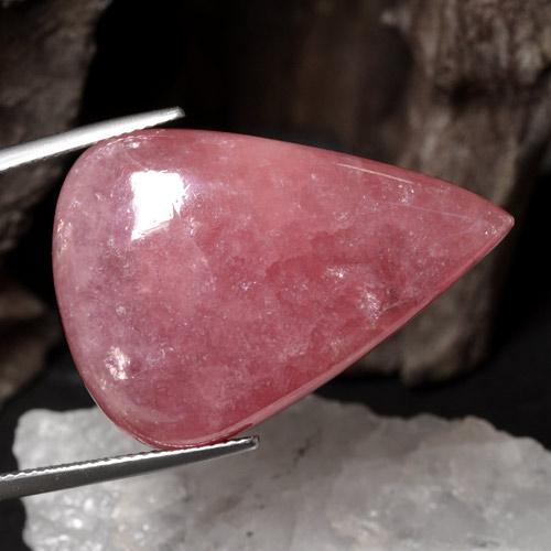 44.03 ct Multicolor Rhodochrosite Stone, Natural Rhodochrosite in Pear Cabochon Shape for Sale