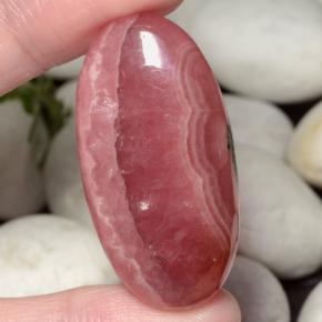 63.40 ct Multicolor Rhodochrosite Gemstone, Rhodochrosite Gem in Oval Cabochon Shape for Sale.
