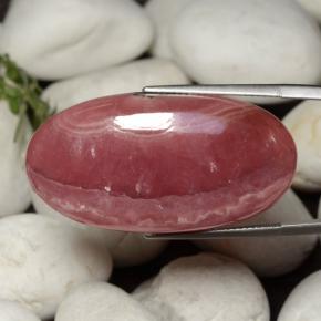 63.40 ct Multicolor Rhodochrosite Stone, Natural Rhodochrosite in Oval Cabochon Shape for Sale