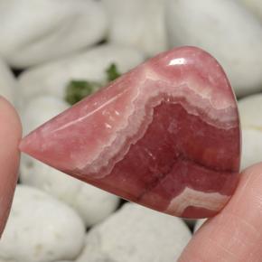 46.08 ct Multicolor Rhodochrosite Stone, Natural Rhodochrosite in Pear Cabochon Shape for Sale