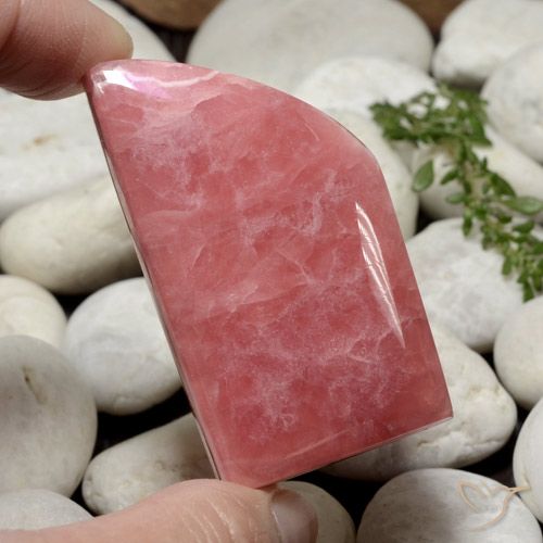 195.94 ct Fancy Rhodochrosite, 50 x 28.4 mm From South Africa, Photo A
