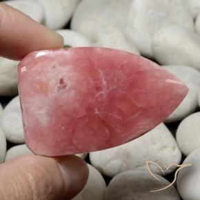 145.70 ct Multicolor Rhodochrosite Stone, Natural Rhodochrosite in Shield Cabochon Shape for Sale