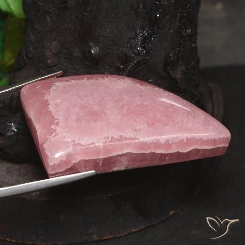 Rhodochrosite Gemstone in 43.7 x 25.5 mm Size for Sale, Rhodochrosite Stone in Multicolor Color
