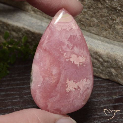 66.82ct Natural Multicolor Rhodochrosite, Pear Shape, Opaque