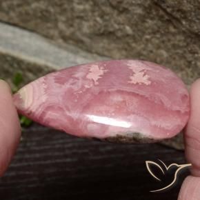 Rhodochrosite Gemstone in 39.6 x 23.8 mm Size for Sale, Rhodochrosite Stone in Multicolor Color