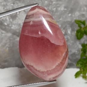 31.42 ct Multicolor Rhodochrosite Gemstone, Rhodochrosite Gem in Fancy Cabochon Shape for Sale.