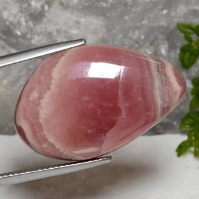 31.42 ct Multicolor Rhodochrosite Stone, Natural Rhodochrosite in Fancy Cabochon Shape for Sale