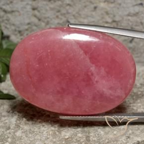 54.37 ct Multicolor Rhodochrosite Stone, Natural Rhodochrosite in Oval Cabochon Shape for Sale
