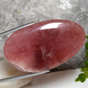 72.82 ct Multicolor Rhodochrosite Stone, Natural Rhodochrosite in Fancy Cabochon Shape for Sale