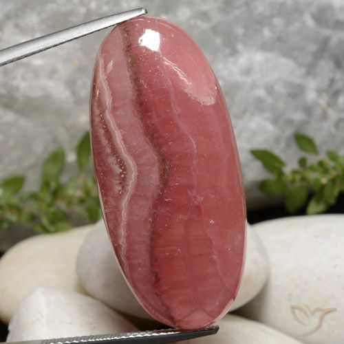 38.95ct Natural Multicolor Rhodochrosite, Oval, Translucent