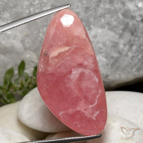 33.64 ct Fancy Rhodochrosite, 35.7 x 17.9 mm From South Africa, Photo A