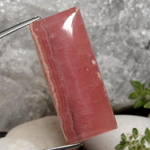 52.16ct Natural Multicolor Rhodochrosite, Baguette, Translucent