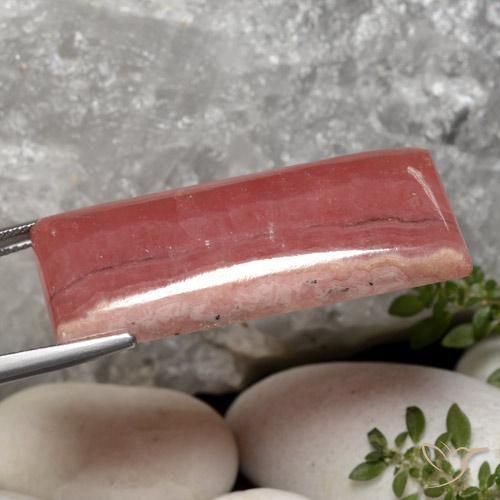 Rhodochrosite Gemstone in 37.7 x 15.9 mm Size for Sale, Rhodochrosite Stone in Multicolor Color