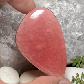 154.30 ct Multicolor Rhodochrosite Stone, Natural Rhodochrosite in Shark Fin Cabochon Shape for Sale