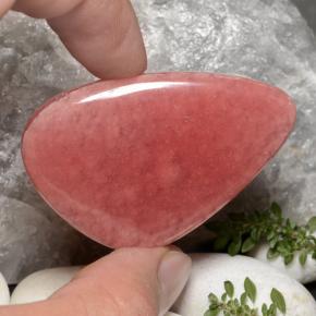Rhodochrosite Gemstone in 55.6 x 36 mm Size for Sale, Rhodochrosite Stone in Multicolor Color