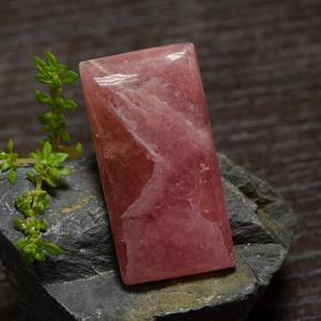 45.48 ct Multicolor Rhodochrosite Gemstone, Rhodochrosite Gem in Baguette Cabochon Shape for Sale.
