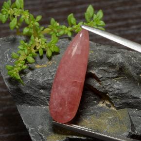 9.19 ct Multicolor Rhodochrosite Gemstone, Rhodochrosite Gem in Pear Cabochon Shape for Sale.