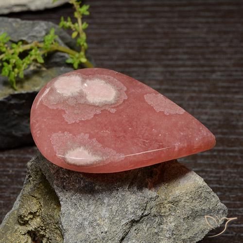 Rhodochrosite Gemstone in 46.5 x 35.1 mm Size for Sale, Rhodochrosite Stone in Multicolor Color