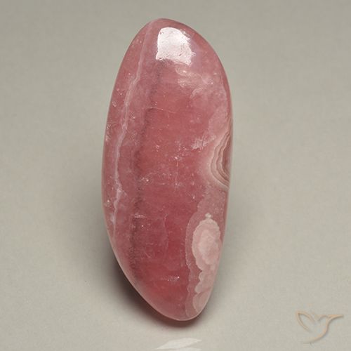 52,6ct Cabochon fantasia multicolore Rodocrosite dal Sud Africa, Dimension 43,8x18,9 mm, Natural non trattati Gemstone, Translucent Clarity, 1 piece Rodocrosite in Multicolore Color, Mohs Hardness of 4 - 4, Photo A