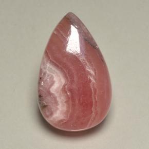 45.95 ct Multicolor Rhodochrosite Gemstone, Rhodochrosite Gem in Pear Cabochon Shape for Sale.