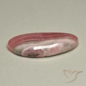 26.48 ct Multicolor Rhodochrosite Stone, Natural Rhodochrosite in Shark Fin Cabochon Shape for Sale