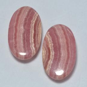 Rhodochrosite Gemstones in 19.8 x 11.1 mm Size for Sale, Rhodochrosite Stones in Multicolor Color