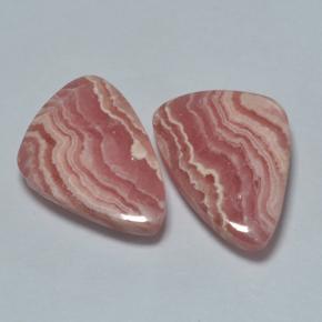 Rhodochrosite Gemstones in 18.2 x 13.1 mm Size for Sale, Rhodochrosite Stones in Multicolor Color