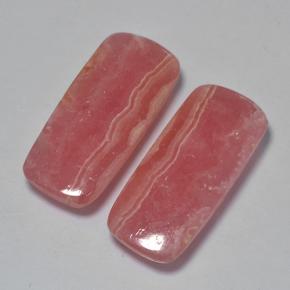 25.82 ctw Multicolor Rhodochrosite Stones, Natural Rhodochrosite in Cushion Cabochon Shape for Sale